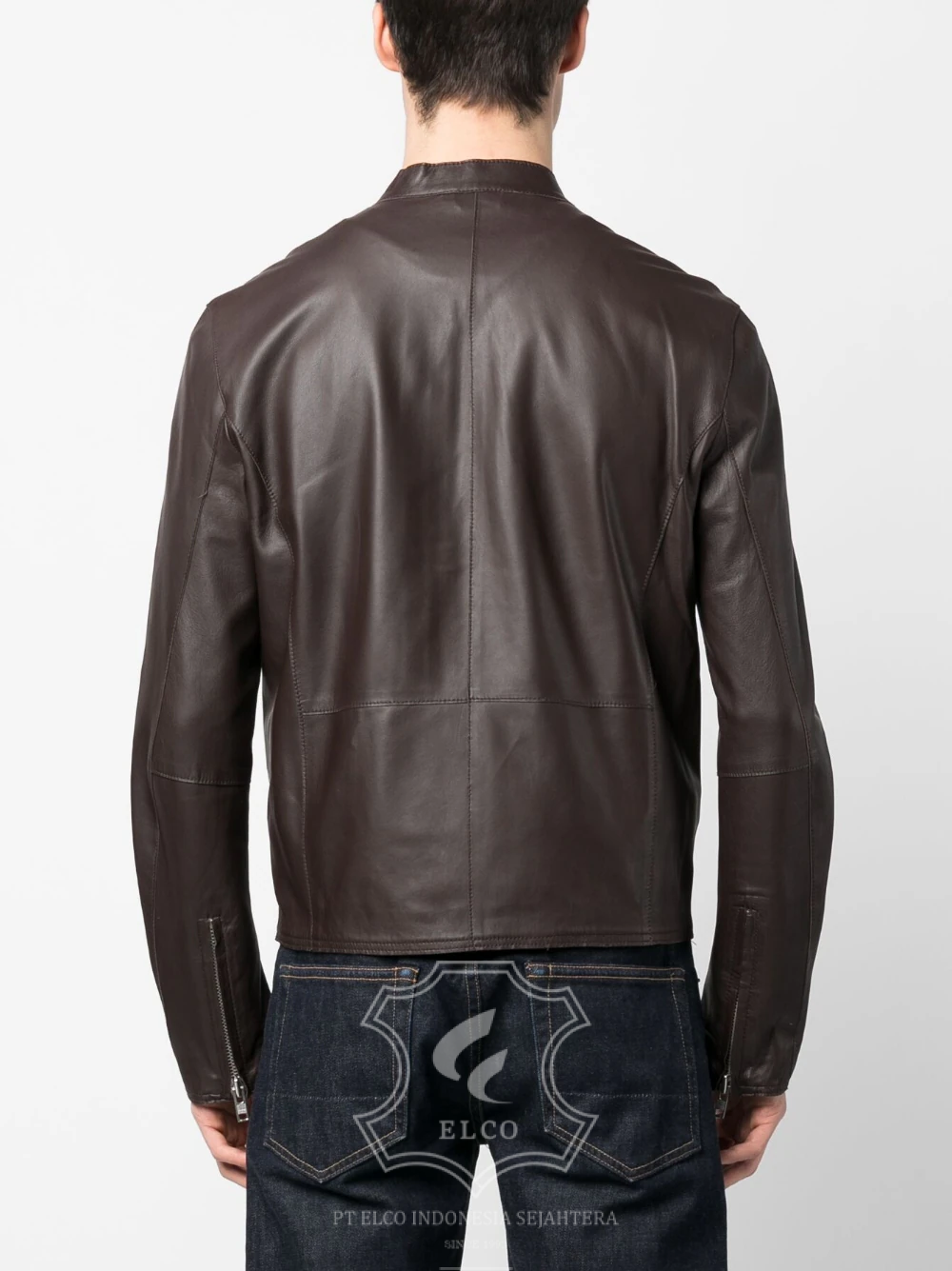 Jaket Kulit Pria Desain Casual - PC 433 - Gambar 5