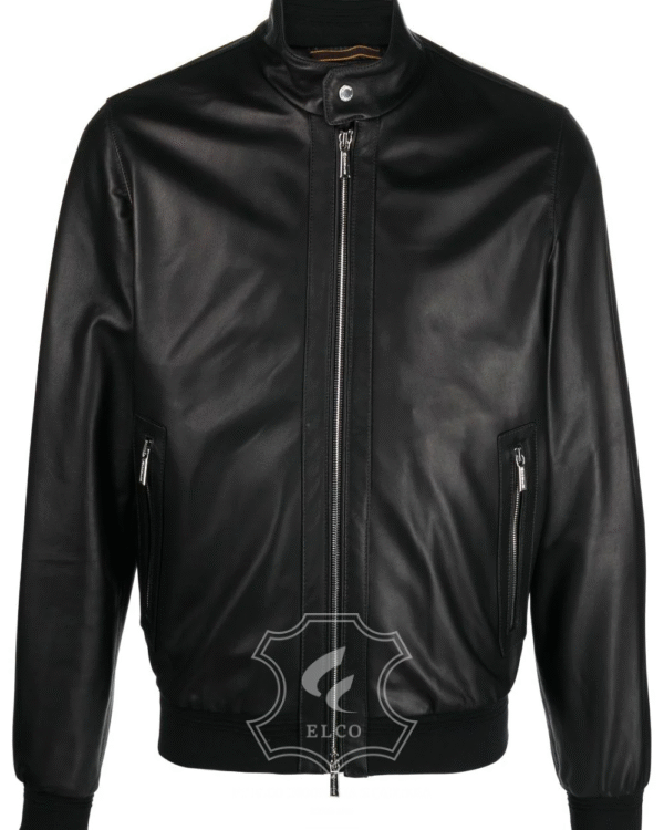 Jaket Kulit Pria Desain Bomber - PCB 461