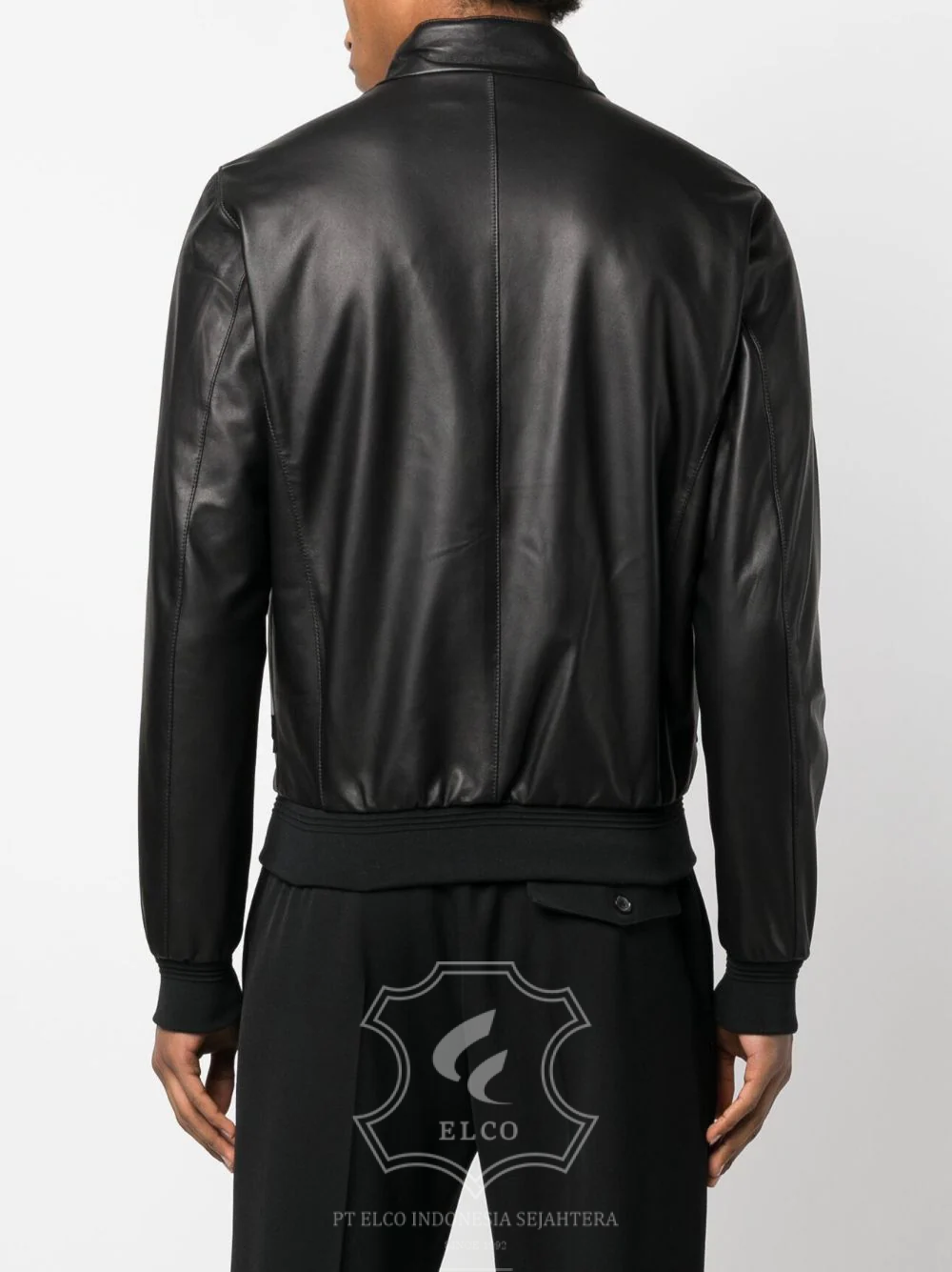 Jaket Kulit Pria Desain Bomber - PCB 461 - Gambar 5