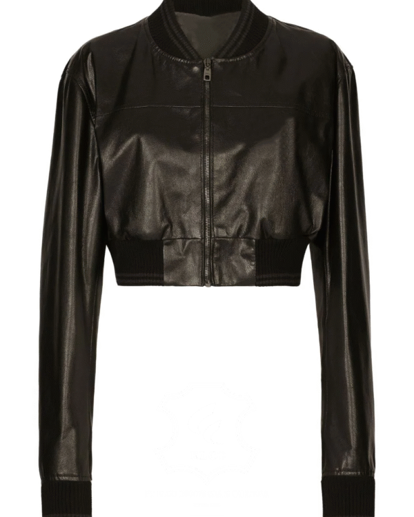 Jaket Kulit Wanita Desain Bomber - WCB 422