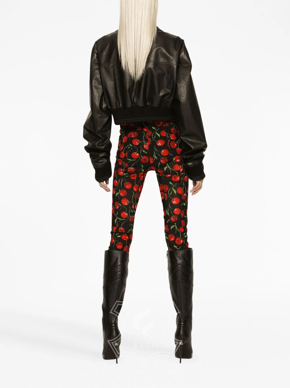 Jaket Kulit Wanita Desain Bomber - WCB 422 - Gambar 4