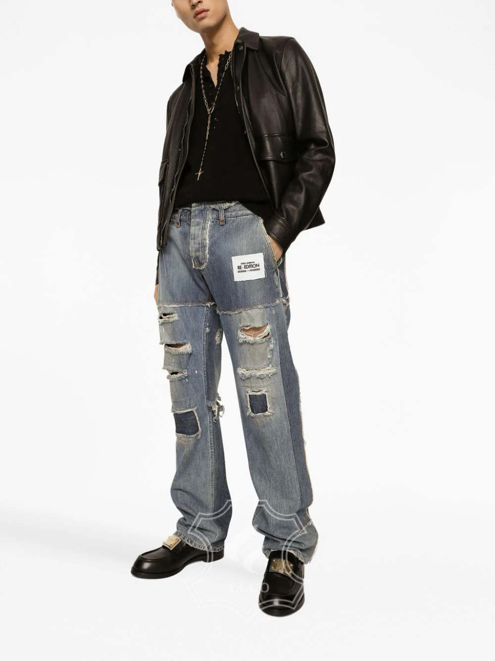 Jaket Kulit Pria Desain Pilot - PP 410 - Gambar 3