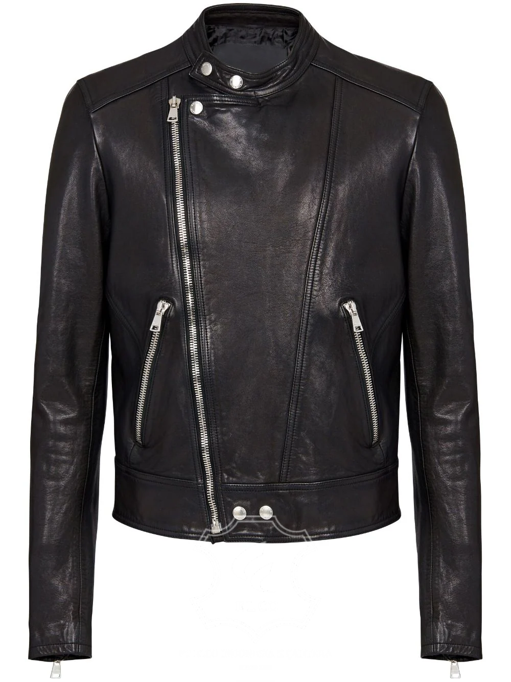 Jaket Kulit Pria Desain Serong - PS 416