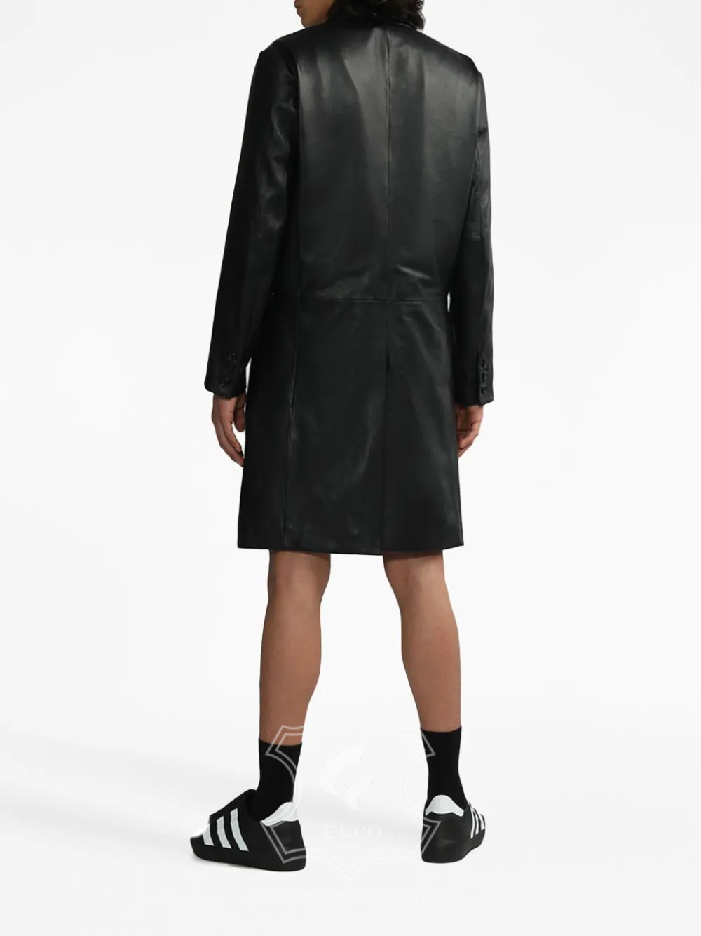 Jaket Kulit Pria Desain Jas - PJ 427 - Gambar 4