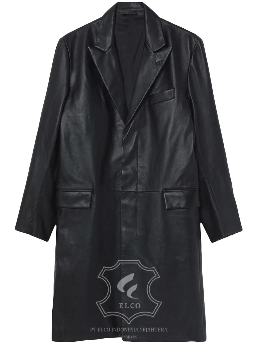 Jaket Kulit Pria Desain Jas - PJ 427