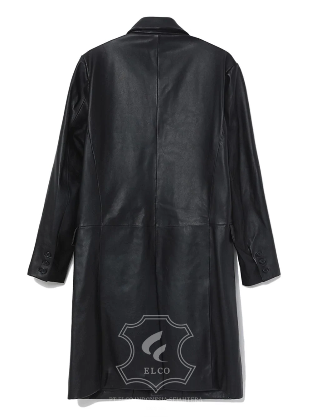 Jaket Kulit Pria Desain Jas - PJ 427 - Gambar 6