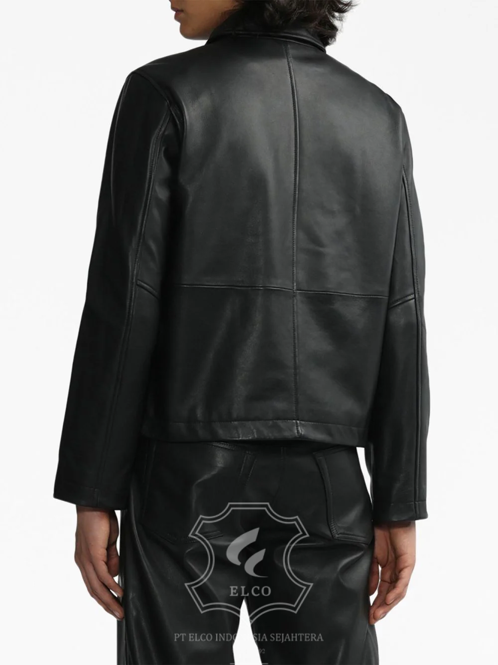 Jaket Kulit Pria Desain Formal - PF 418 - Gambar 4