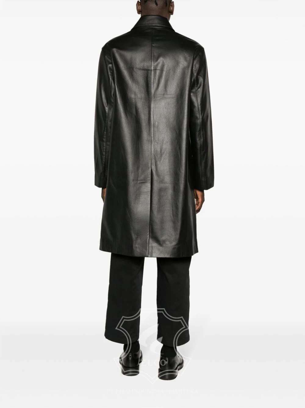 Jaket Kulit Pria Desain Jas - PJ 424 - Gambar 5