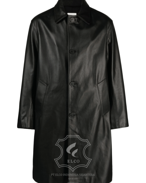 Jaket Kulit Pria Desain Jas - PJ 424