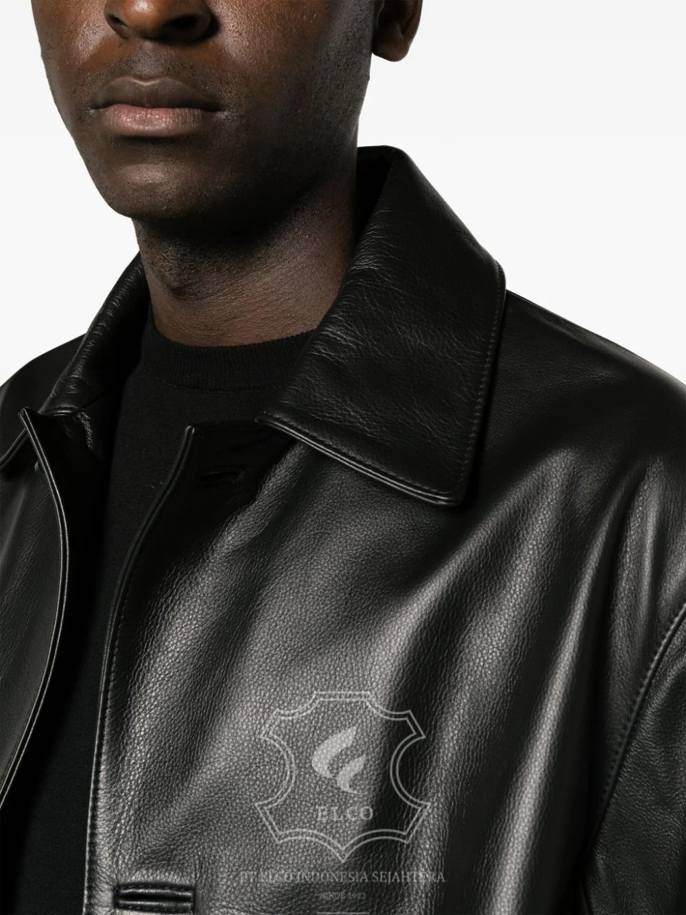 Jaket Kulit Pria Desain Jas - PJ 424 - Gambar 6