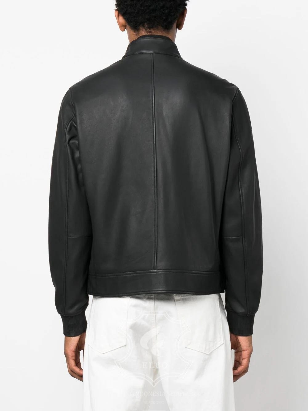 Jaket Kulit Pria Desain Bomber - PCB 433 - Gambar 4