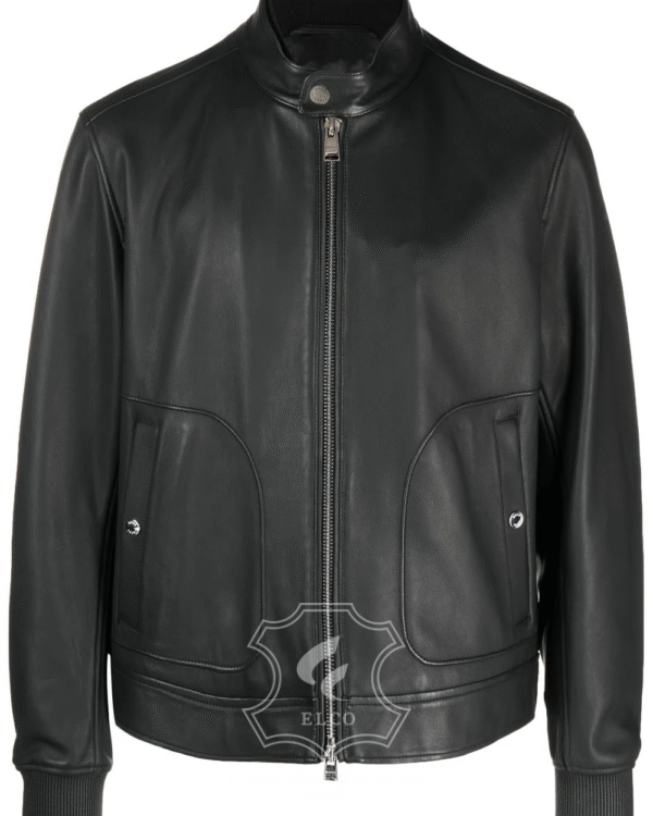 Jaket Kulit Pria Desain Bomber - PCB 433