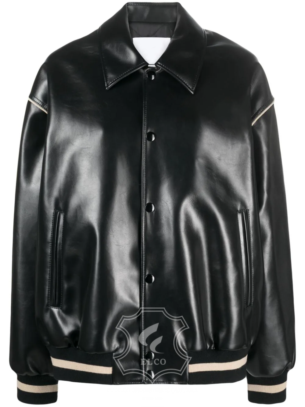 Jaket Kulit Wanita Desain Bomber - WCB 433