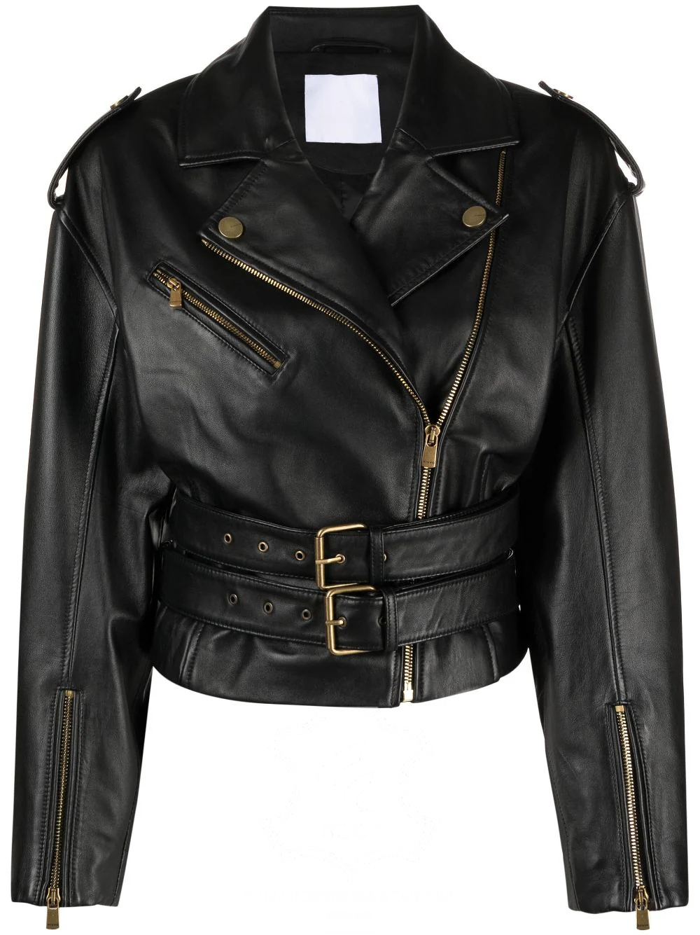 Jaket Kulit Wanita Desain Serong - WS 420