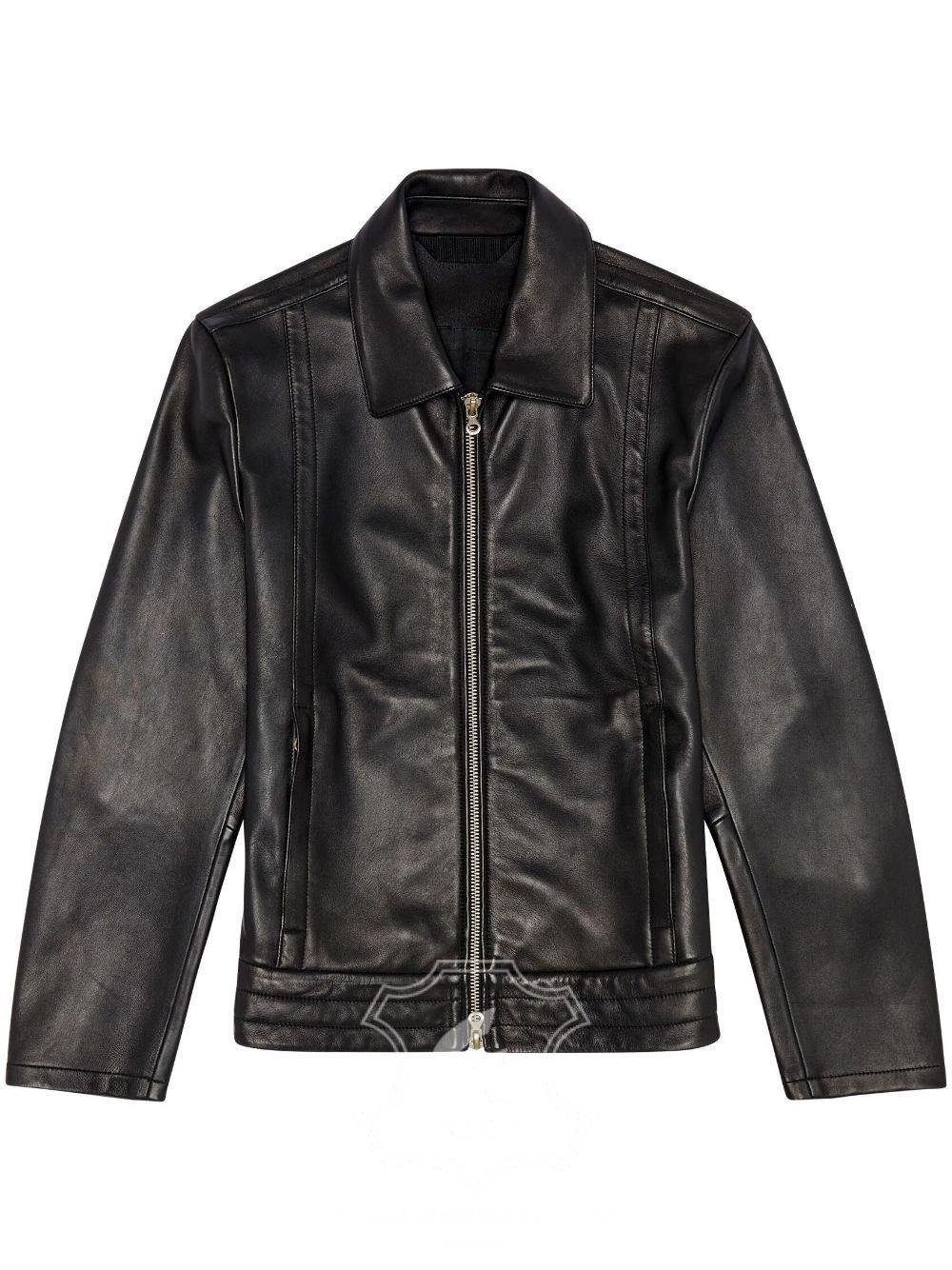 Jaket Kulit Pria Desain Formal - PF 415