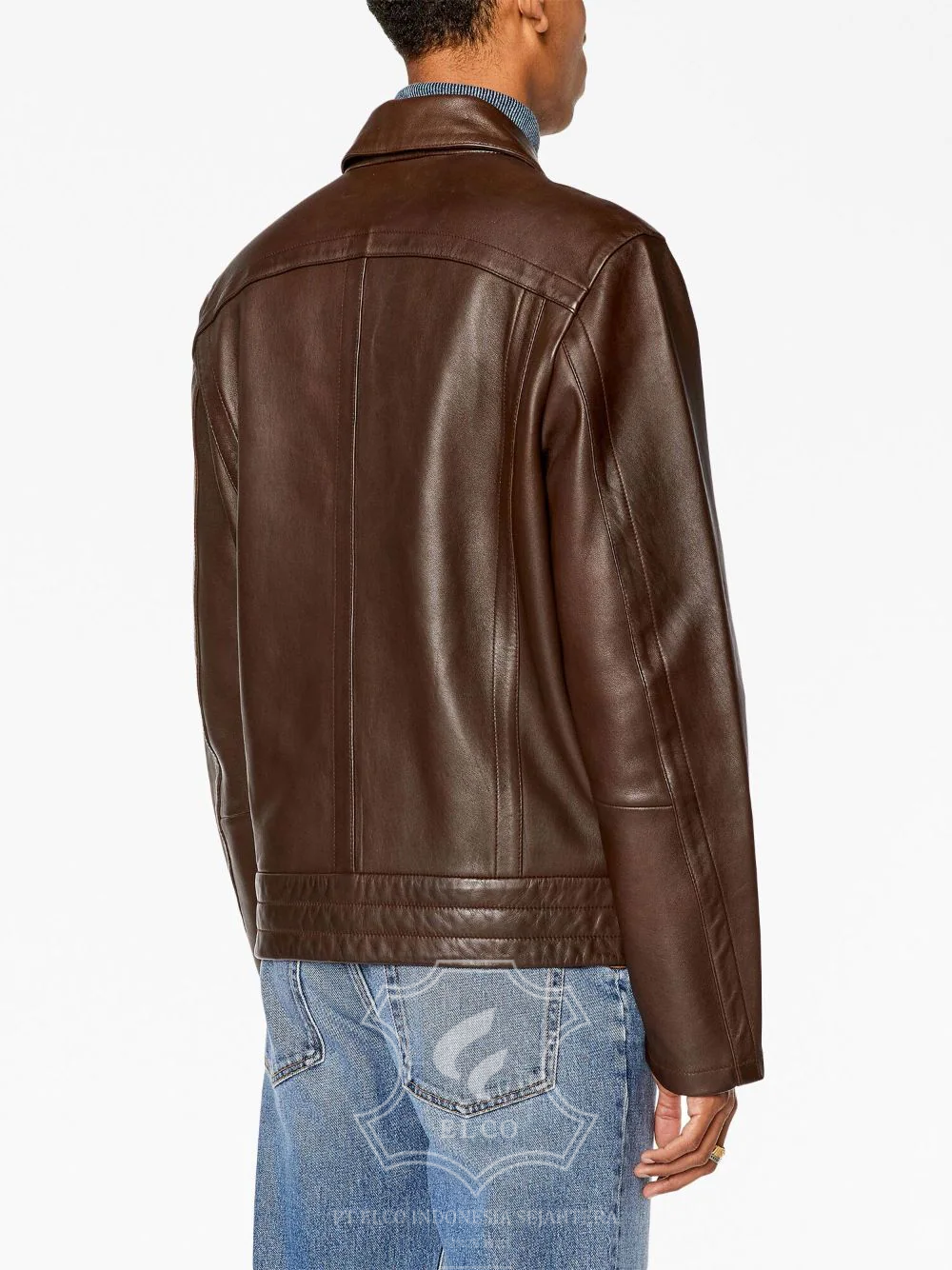 Jaket Kulit Pria Desain Formal - PF 421 - Gambar 3