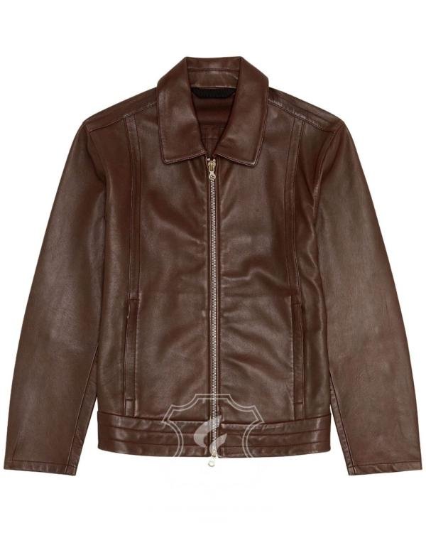 Jaket Kulit Pria Desain Formal - PF 421