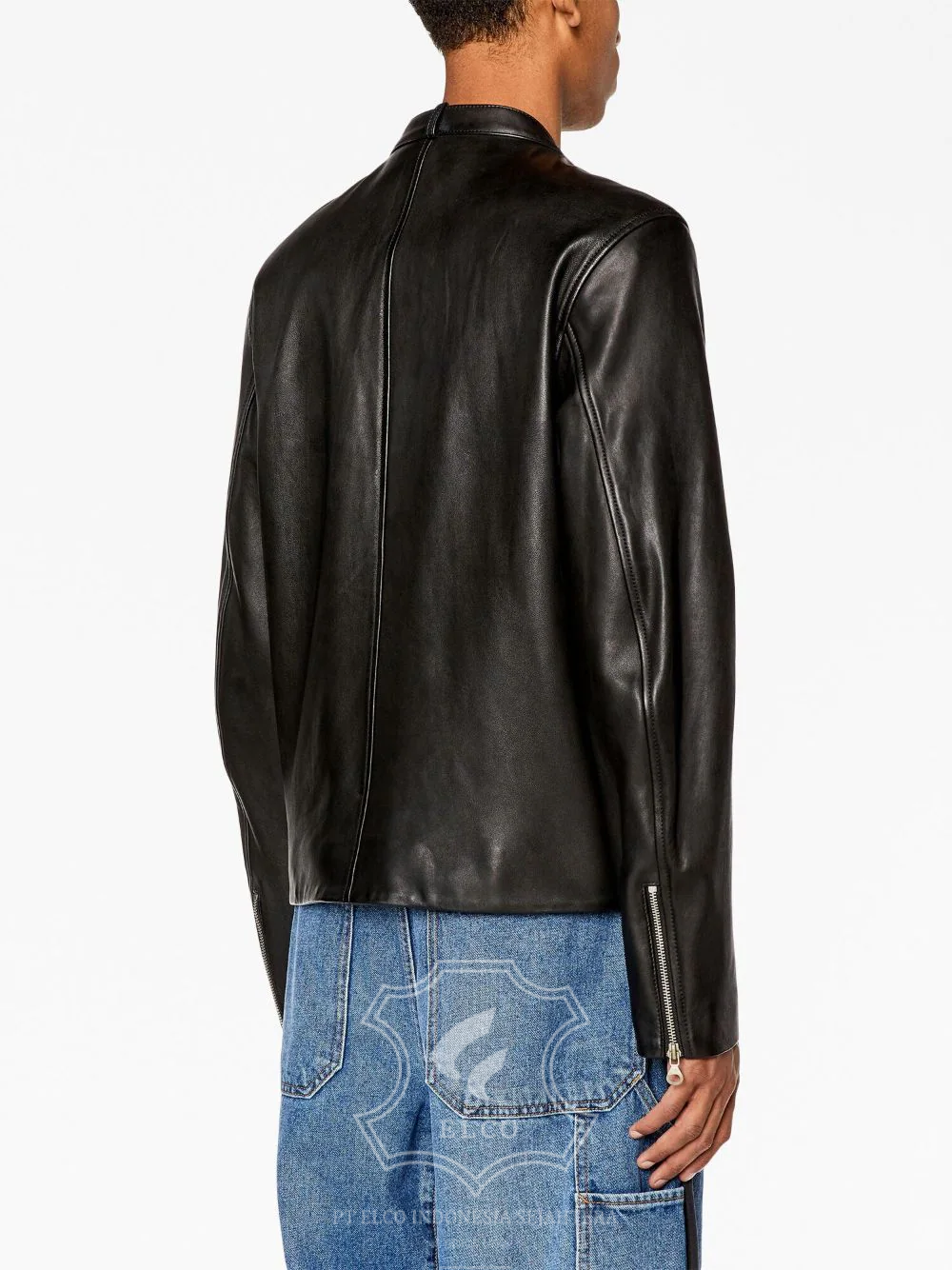 Jaket Kulit Pria Desain Casual - PC 425 - Gambar 3