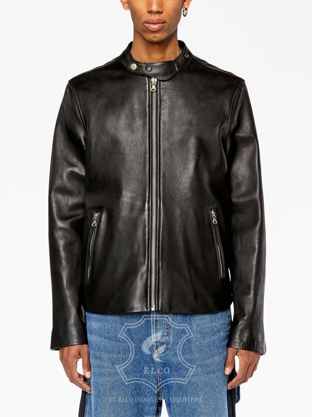 Jaket Kulit Pria Desain Casual - PC 425