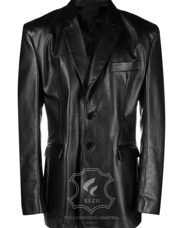 Jaket Kulit Pria Desain Jas - PJ 426