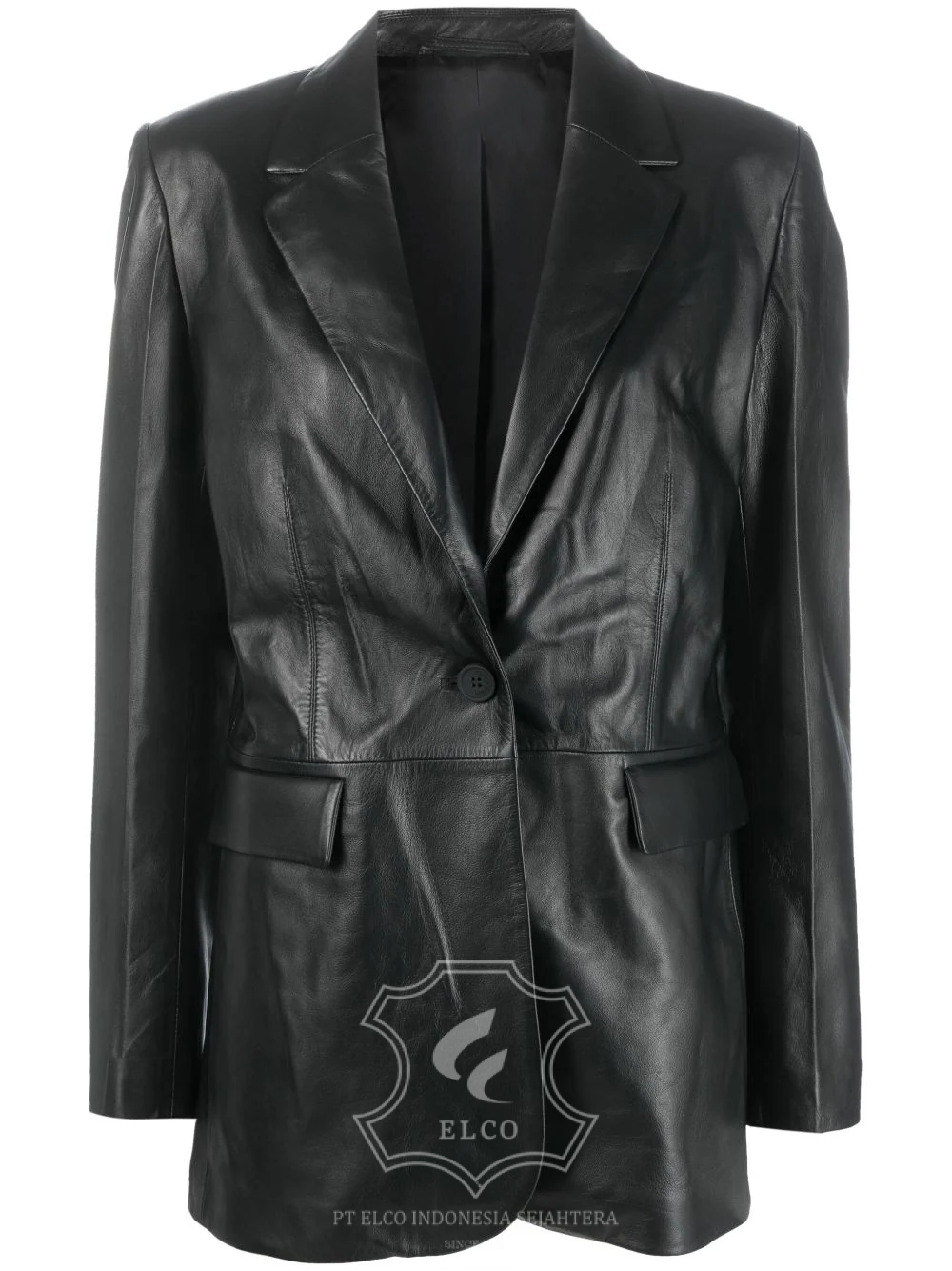 Jaket Kulit Wanita Desain Jas - WJ 425