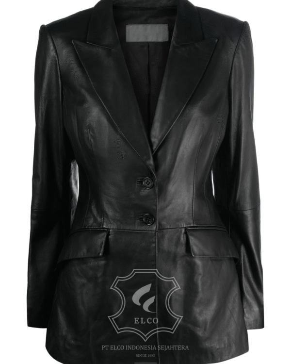 Jaket Kulit Wanita Desain Jas - WJ 424