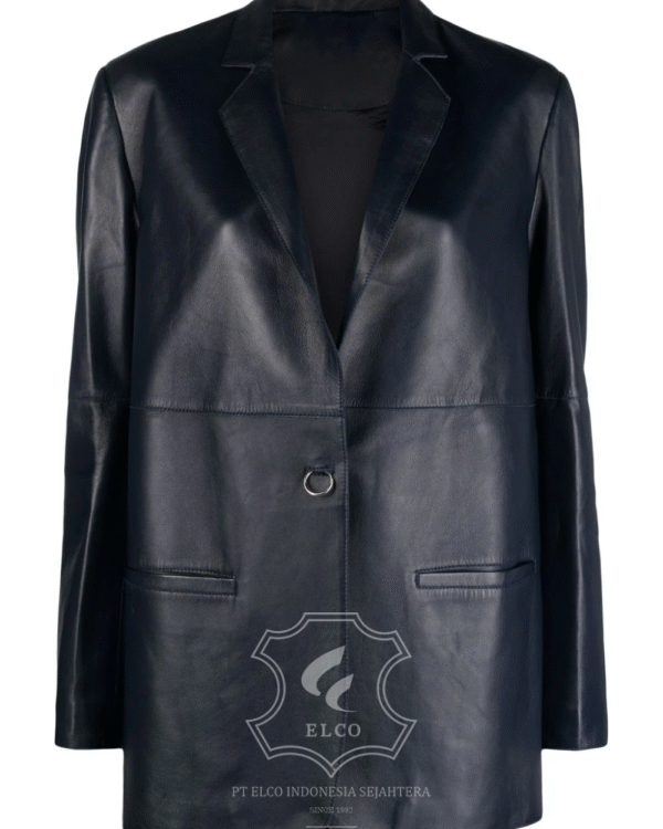 Jaket Kulit Wanita Desain Jas - WJ 430
