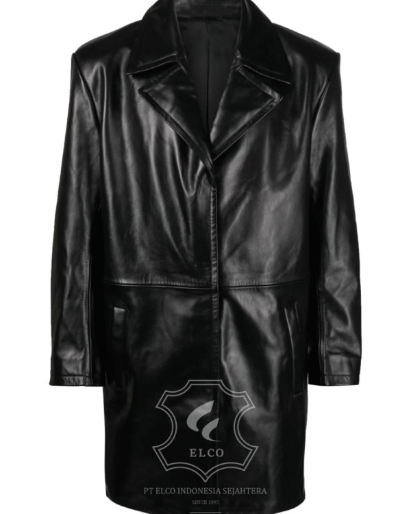 Jaket Kulit Pria Desain Jas - PJ 422