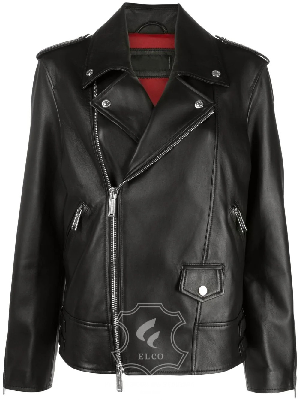 Jaket Kulit Wanita Desain Serong - WS 425