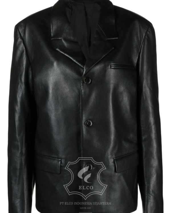 Jaket Kulit Wanita Desain Jas - WJ 437