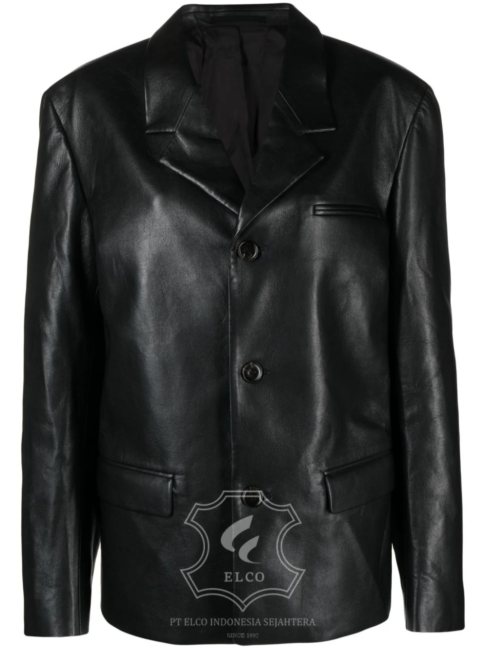 Jaket Kulit Wanita Desain Jas - WJ 437