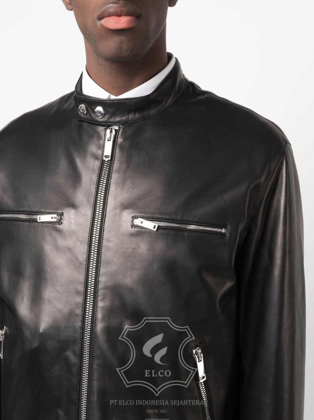 Jaket Kulit Pria Desain Casual - PC 437 - Gambar 4