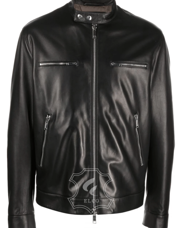 Jaket Kulit Pria Desain Casual - PC 437