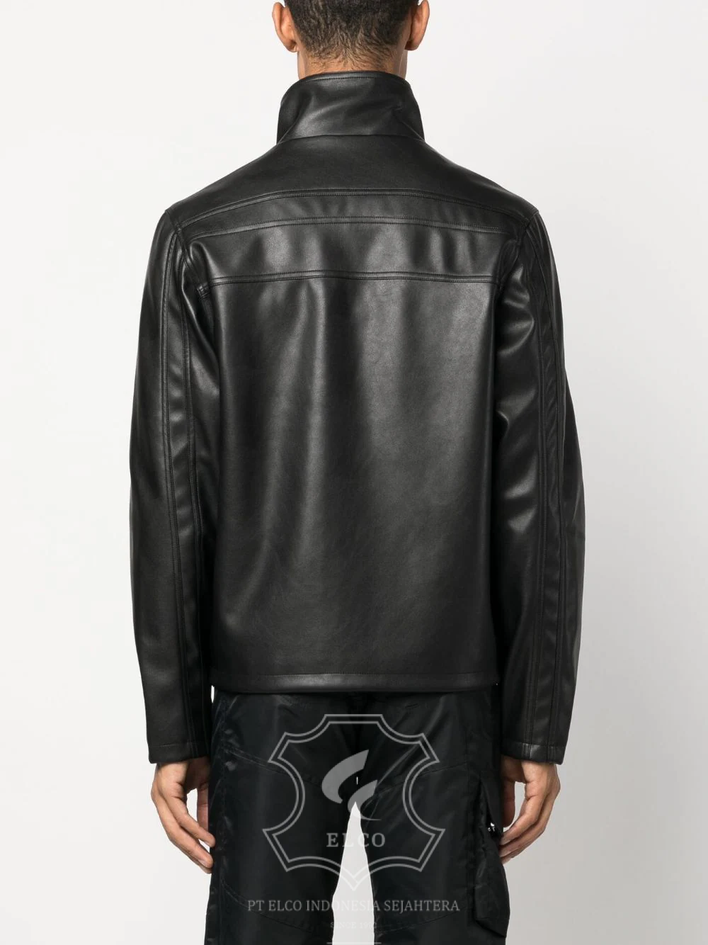 Jaket Kulit Pria Desain Casual - PC 448 - Gambar 5
