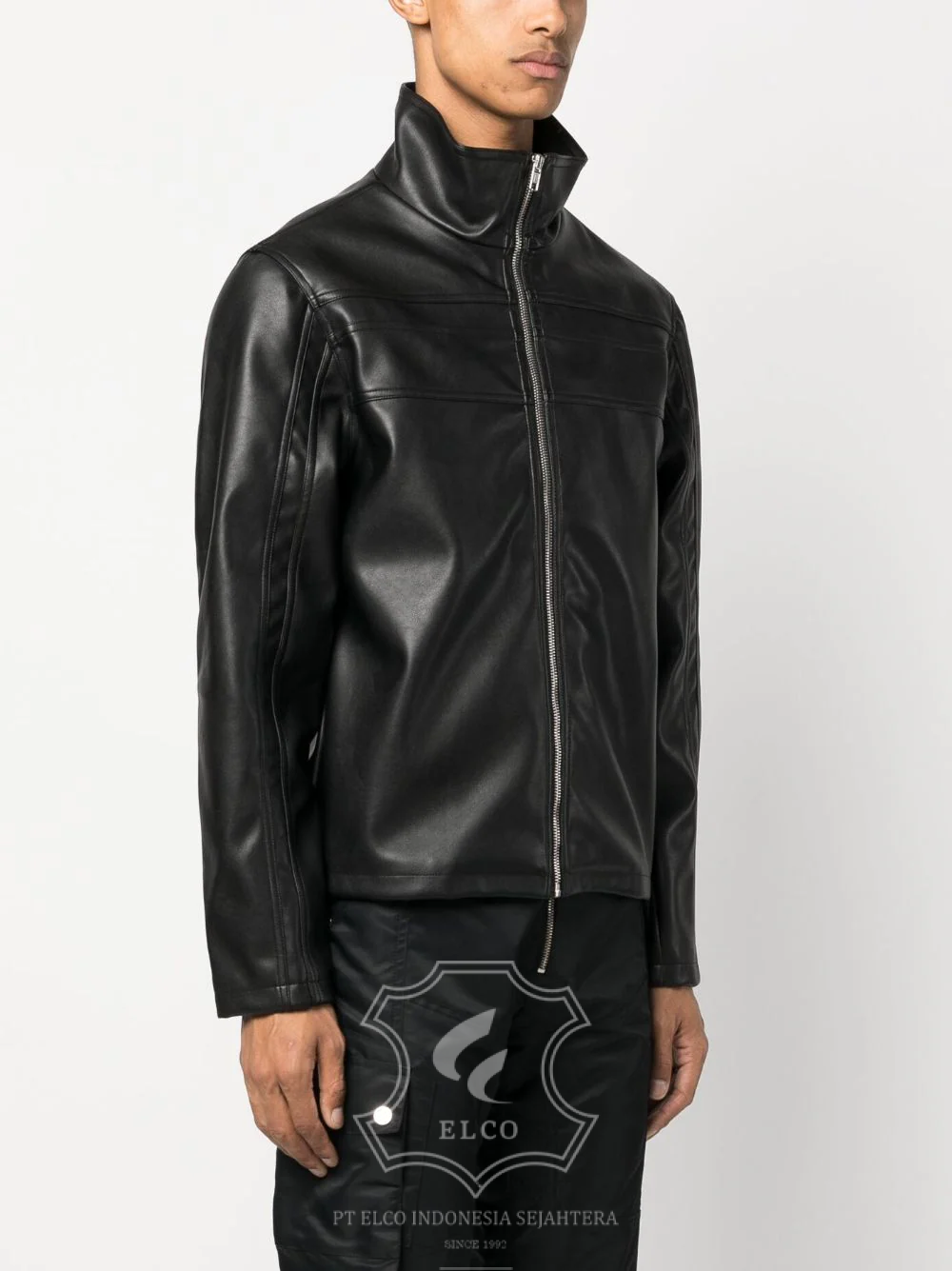 Jaket Kulit Pria Desain Casual - PC 448 - Gambar 3
