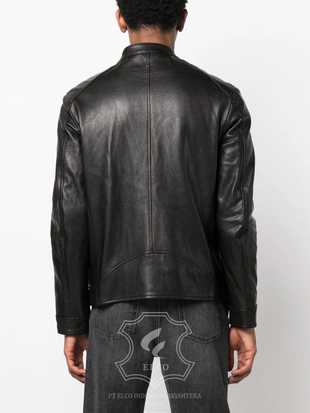 Jaket Kulit Pria Desain Casual - PC 445 - Gambar 5