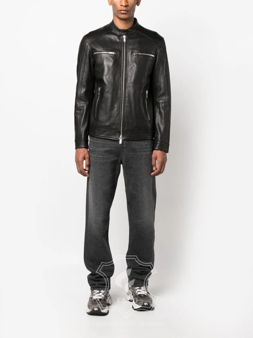 Jaket Kulit Pria Desain Casual - PC 445 - Gambar 2