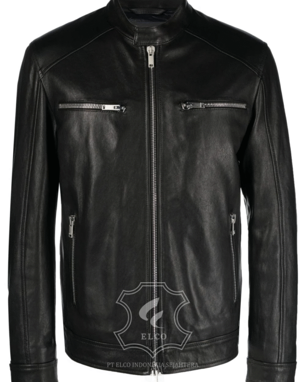 Jaket Kulit Pria Desain Casual - PC 445