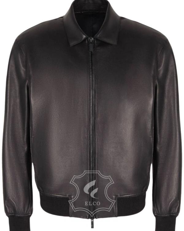 Jaket Kulit Pria Desain Bomber - PCB 437