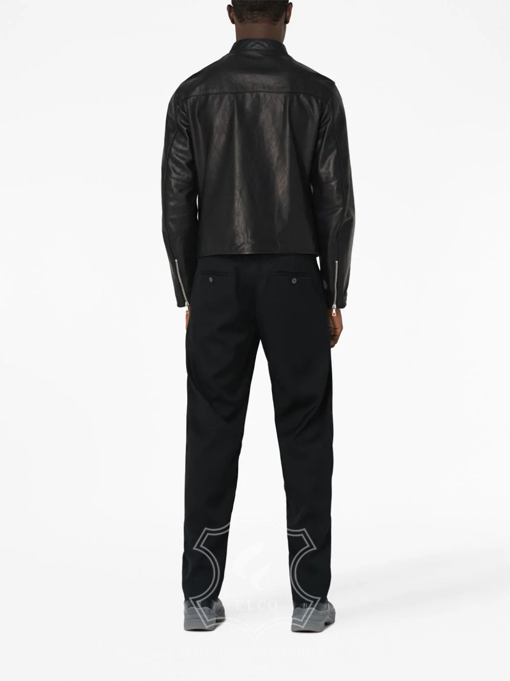 Jaket Kulit Pria Desain Casual - PC 439 - Gambar 5