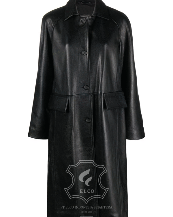 Jaket Kulit Wanita Desain Jas - WJ 438