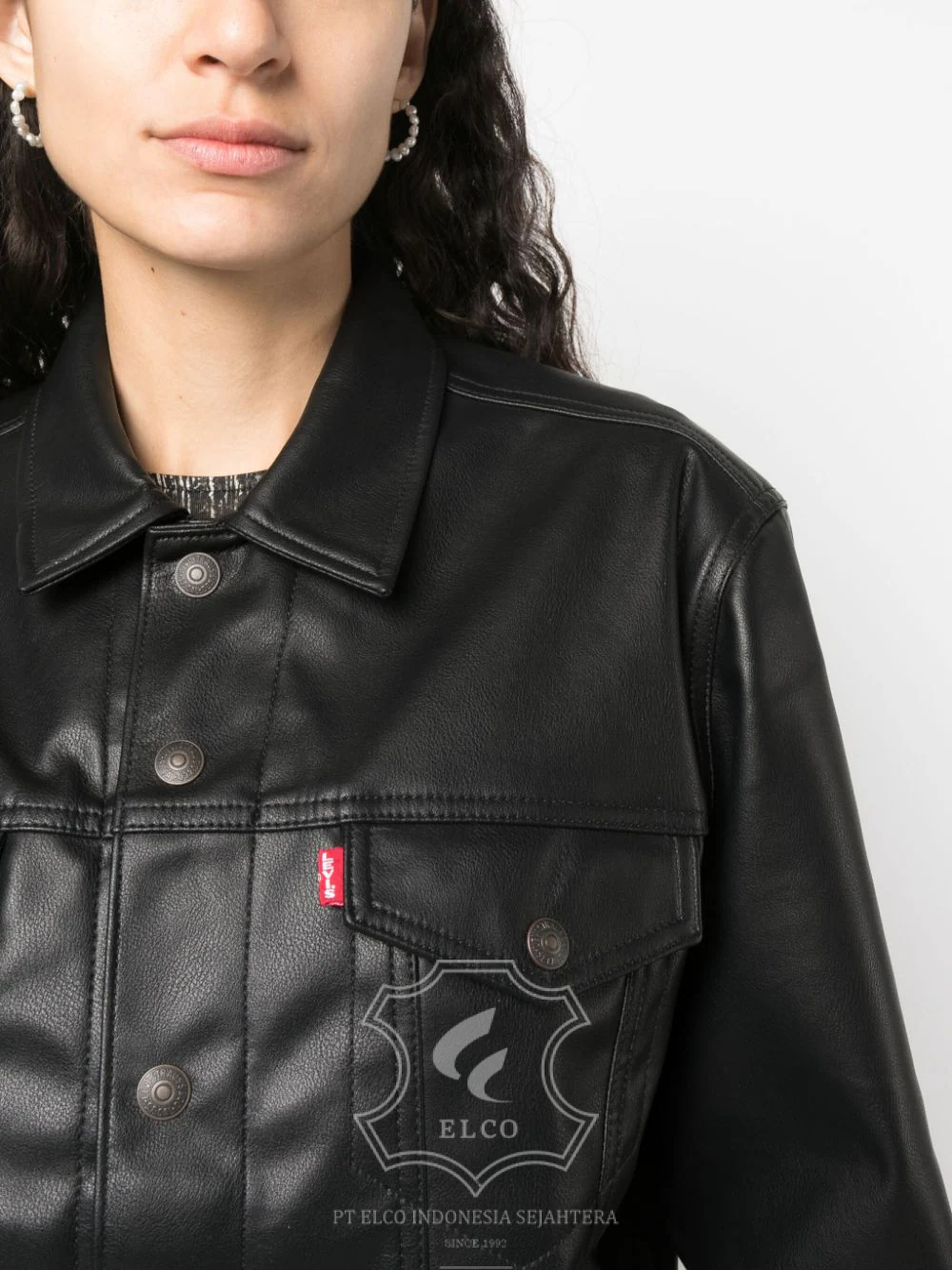 Jaket Kulit Wanita Desain Formal - WF 413 - Gambar 5