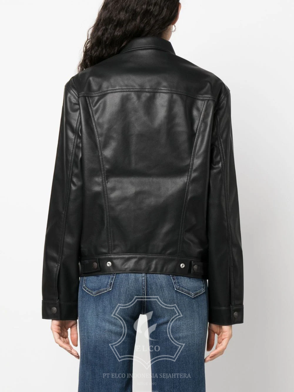 Jaket Kulit Wanita Desain Formal - WF 413 - Gambar 4