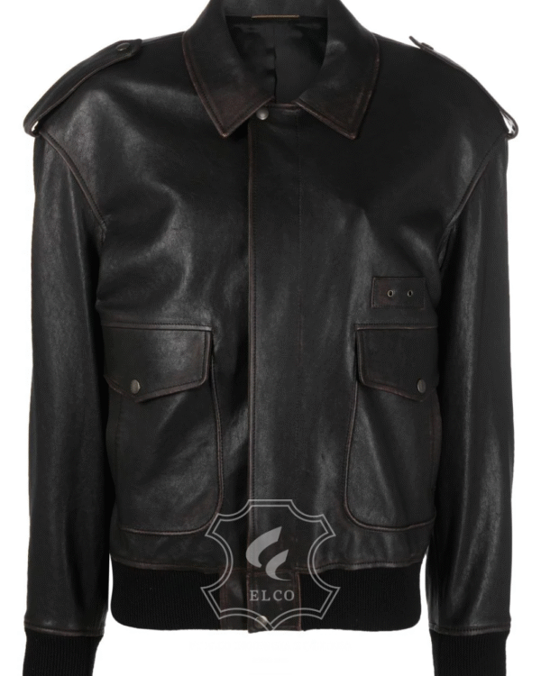 Jaket Kulit Wanita Desain Pilot - WP 406