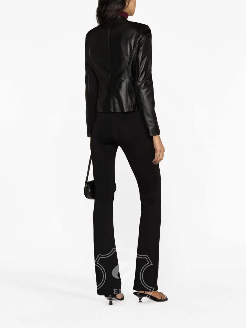 Jaket Kulit Wanita Desain Casual - WC 416 - Gambar 4