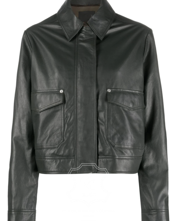 Jaket Kulit Wanita Desain Pilot - WP 407