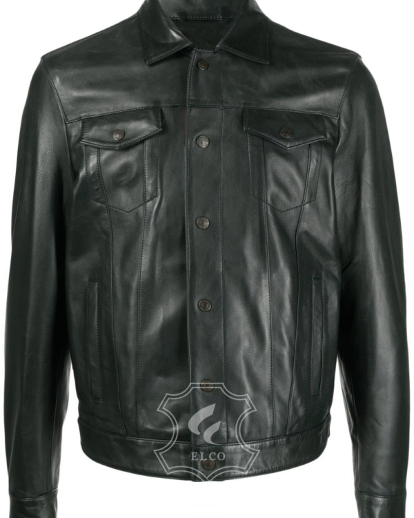 Jaket Kulit Pria Desain Formal - PF 419