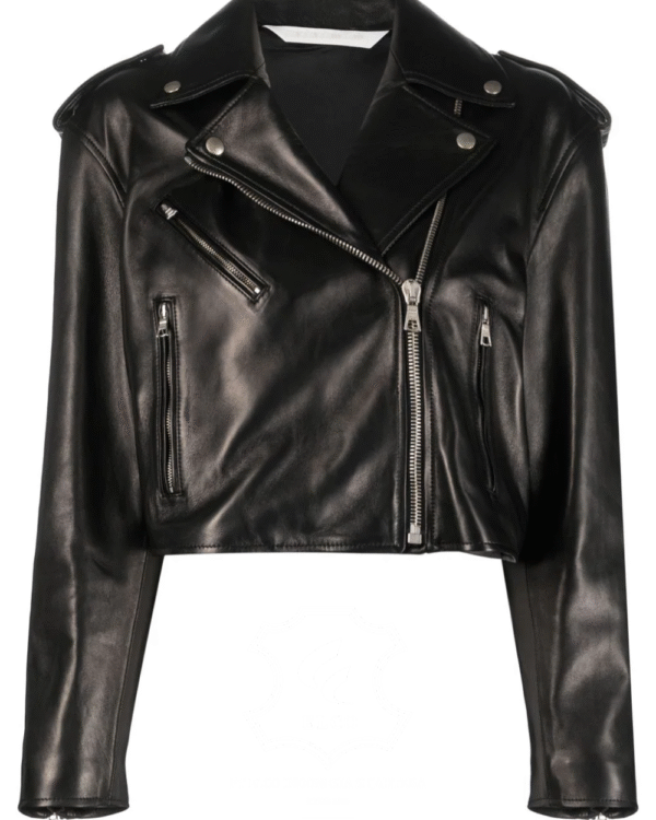 Jaket Kulit Wanita Desain Serong - WS 417