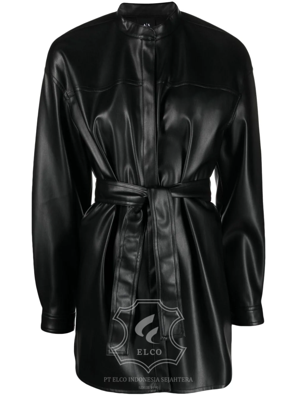 Jaket Kulit Wanita Desain Jas - WJ 429