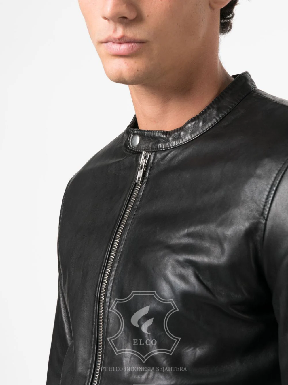 Jaket Kulit Pria Desain Casual - PC 435 - Gambar 3